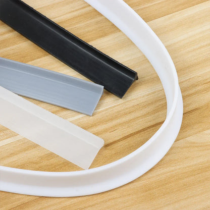 Silicone Water Stopper Self-Adhesive Bendable Flexible Water Retaining Strip Bathroom Door Dry Wet Separation Shower Dam Barrier