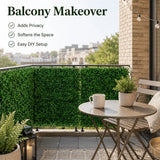 Artificial Boxwood Privacy Panels — view 7