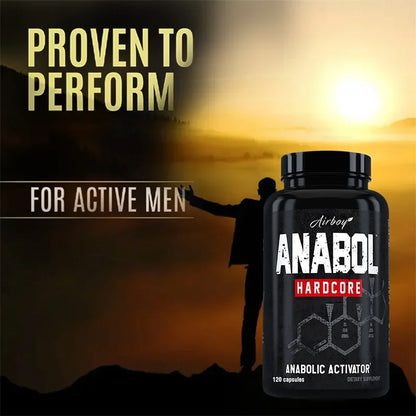 Anabol Hardcore Supplement - Muscle Growth, Improved Endurance, Stress and Mood Relief, and Overall Health