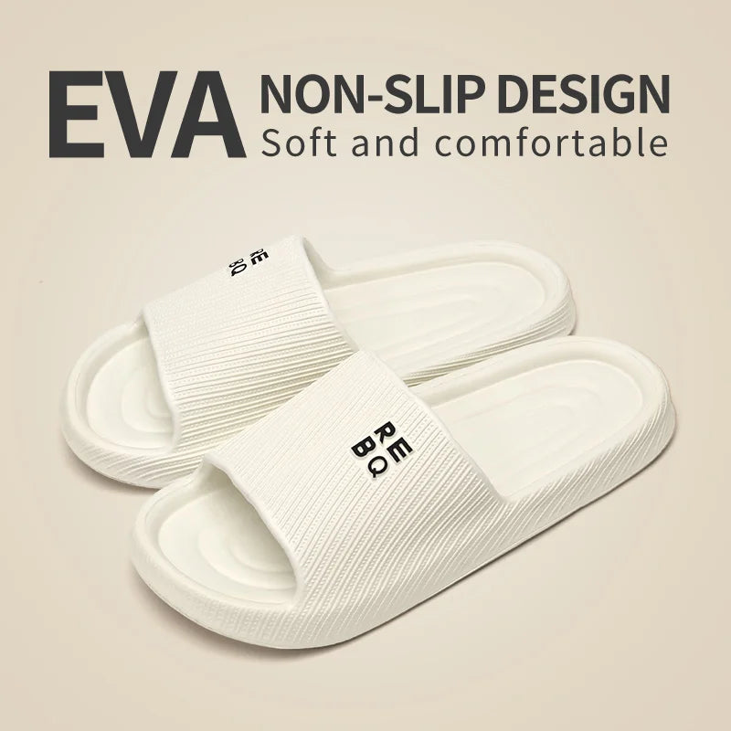 Men's Summer Anti-Slip Deodorant Slippers Trendy Outdoor Wearable Slippers for Men