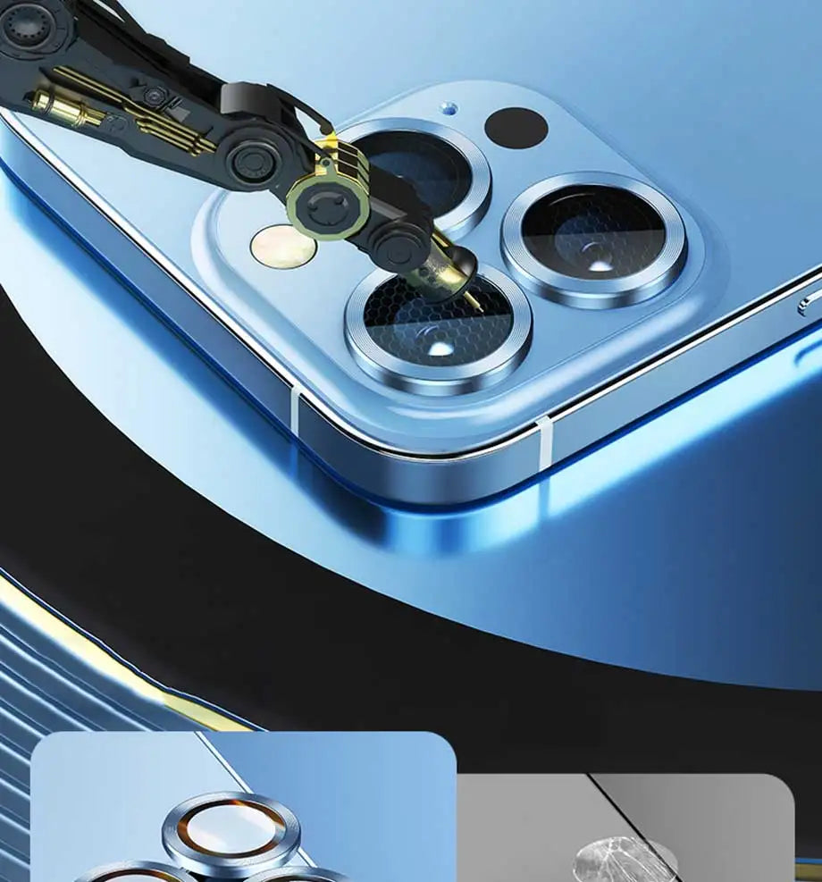 Metal Diamond Camera Lens Protector for IPhone 17 Pro Max 17Air 17 Luminous Protective Lens Glass for iPhone 16 PRO MAX 15 Pro
