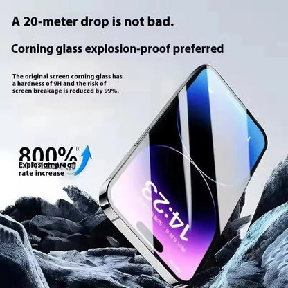 Dust Free Easy Installation HD Screen Protectors For iPhone 17 16 15 14 Plus 13 12 Mini 11 Pro Max XR X XS 17 Air Tempered Glass