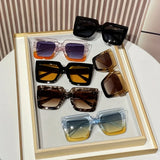 Oversized Plastic Square Glasses Set — view 5