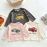 Kids' Car Print Long-Sleeve T-Shirt — product image