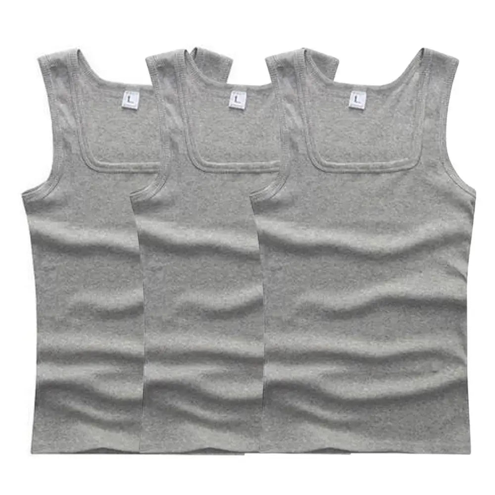3PCS Summer Men Women Tank Top Cotton Sleeveless Shirt
Bodybuilding Muscle Vest Women Basic Elastic Tank Top Fitness T-shirt Hot