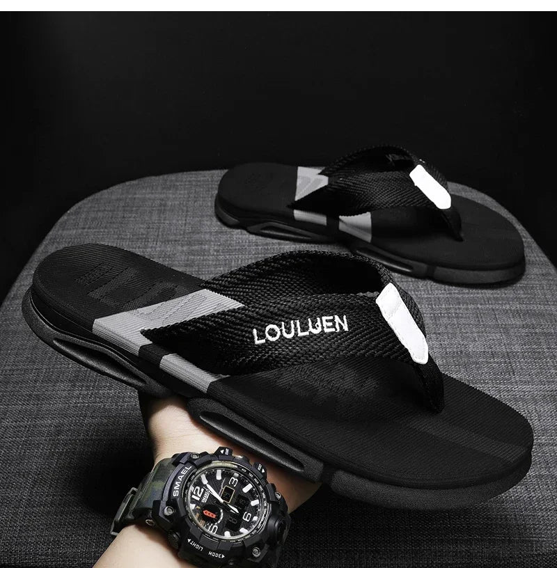 Summer Fashion Men Slippers Flip-Flops Outdoor Beach For Man Casual Breathable Antiskid Men's Sports Party Sneakers Shoes