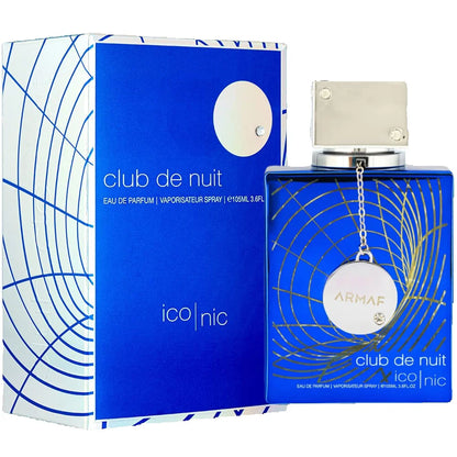 Club De Nuit Blue Iconic for Men Eau De Parfum Spray, 3.6 Ounce
