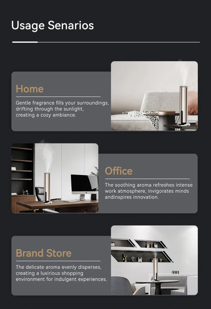Home Intelligent Aroma Essential Oil Diffuser Aroma Diffuser Machine APP Control Big Coverage Electric Smell for Hotel