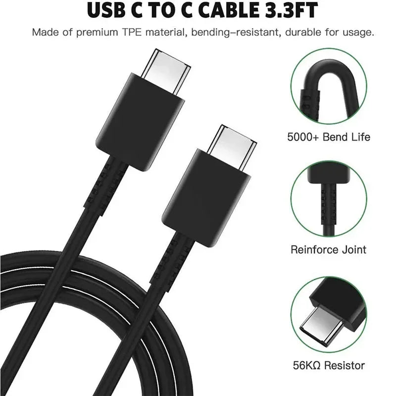 Original Samsung 45W Charger Type C EU Super Fast Charge Adapter For Galaxy Z Flip Fold 5 4 3 2 S24 S23 S22 Note20 Ultra Plus