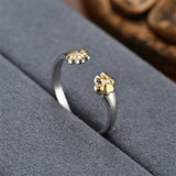 Adjustable Cat Paw Open Ring — view 5