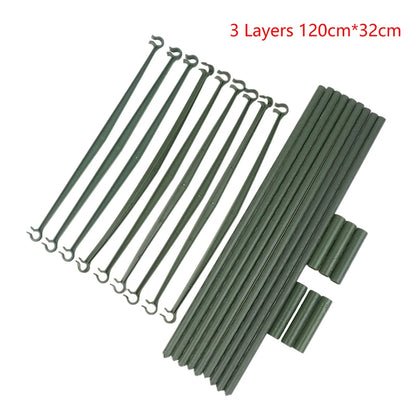 ♥DIY Tomato Plant Support Kit – Stackable Stakes & Rings for Climbing Vegetables & Flowers|〔YY33〕