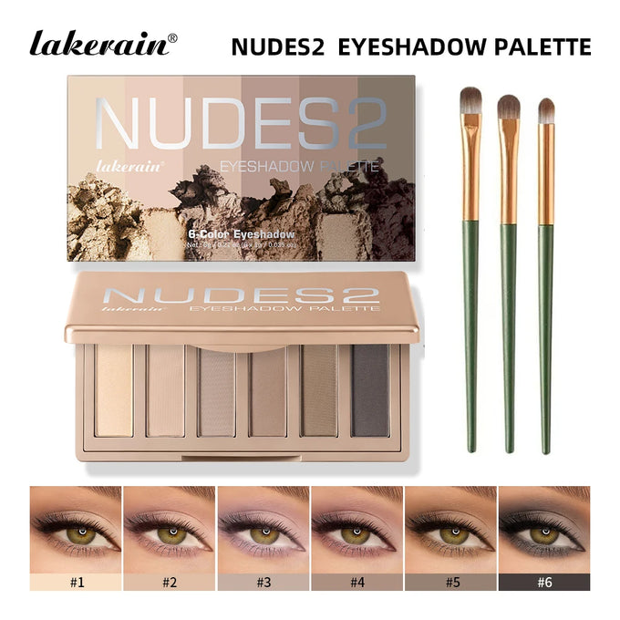 Warm-Tone Eyeshadow Palette & Brush Set — product image