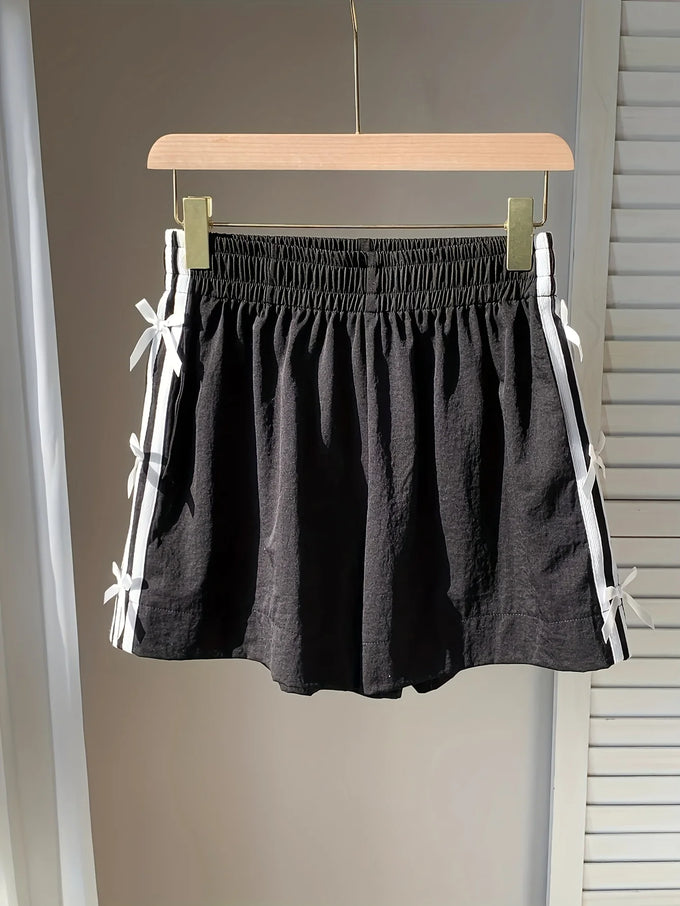 Bow-Detail Shorts