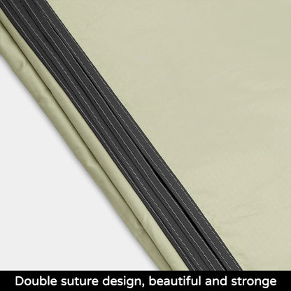 Black Coating Tarp Block 99% UV Ourdoor Camping Waterproof Sun Shelter 3x3 3x4 3x5 Black Coated Beach Sunshade Canopy
