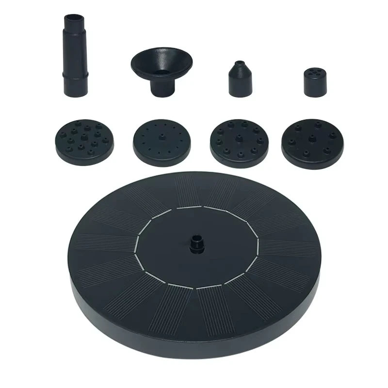 Circular Solar Fountain Pump Outdoor Swimming Pool Mini Floating Fountain Garden Courtyard Water Landscape Decoration Fountain