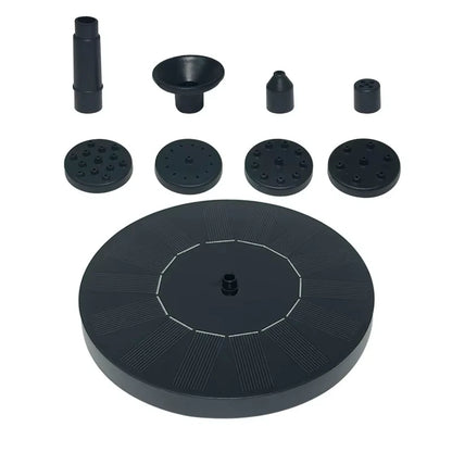 Circular Solar Fountain Pump Outdoor Swimming Pool Mini Floating Fountain Garden Courtyard Water Landscape Decoration Fountain