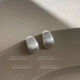 Brushed Geometric Earrings — view 7