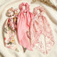 Floral & Solid Shawl Scarf Set — product image