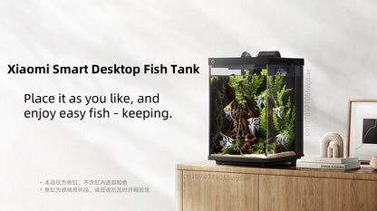 Xiaomi Mijia Smart Desktop Aquarium 10L Smart Fish Tank  App Control Feeding Pro Filtration Mi Home Compatible No Assembly