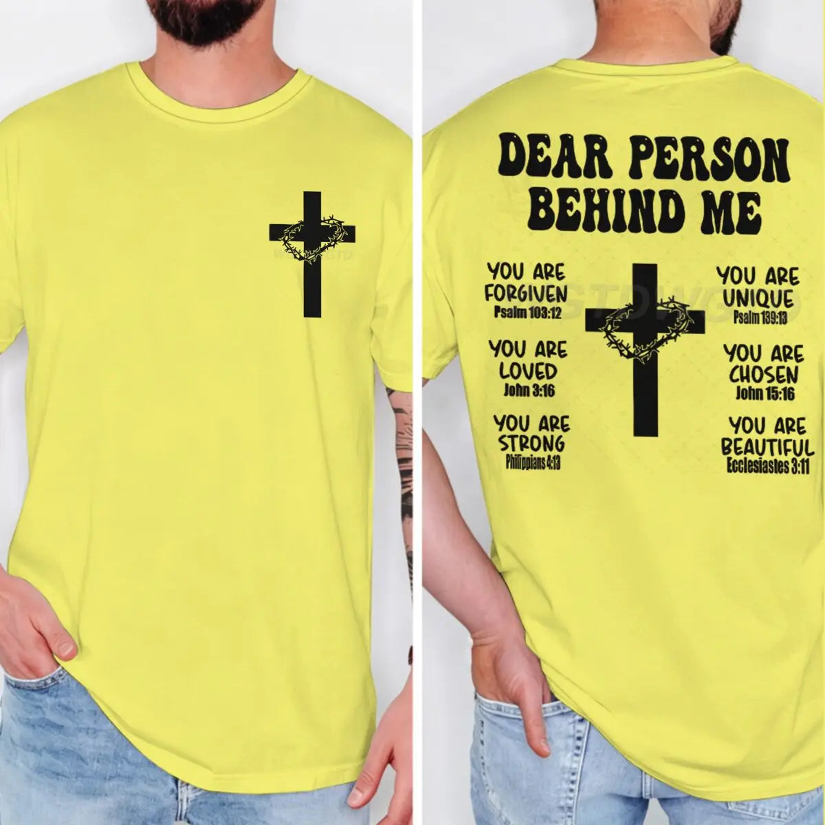Dear Person Behind Me Graphic T-Shirt — view 10