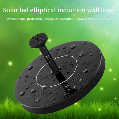 Circular Solar Fountain Pump Outdoor Swimming Pool Mini Floating Fountain Garden Courtyard Water Landscape Decoration Fountain