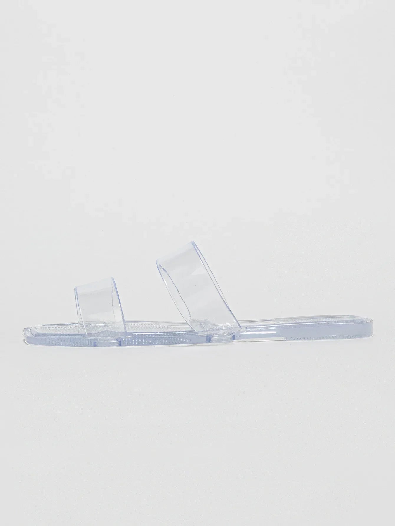 2025 Candy Colored Jelly Slippers Transparent Square Toe Flip Flops for Women Open Toe Flat Casual Women Slides Beach Shoes