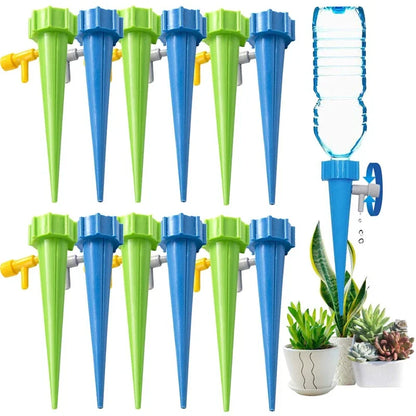 Automatic Drip Irrigation Watering System Plant Dripper Spike Kits Garden Self Watering Planter Insert Plant Watering Devices