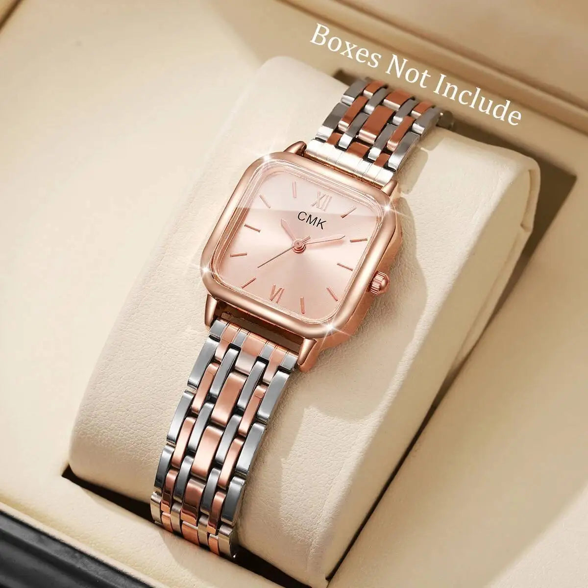 Fashion Women Watches Casual Square Dial Quartz Wristwatches Reloj Mujer Girls Clock Gift（Without Box）