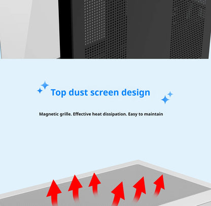Power train Dreamland PRO PC gaming case ATX MATX ITX motherboard 360water-cooled Sea view room Double-sided glass computer case
