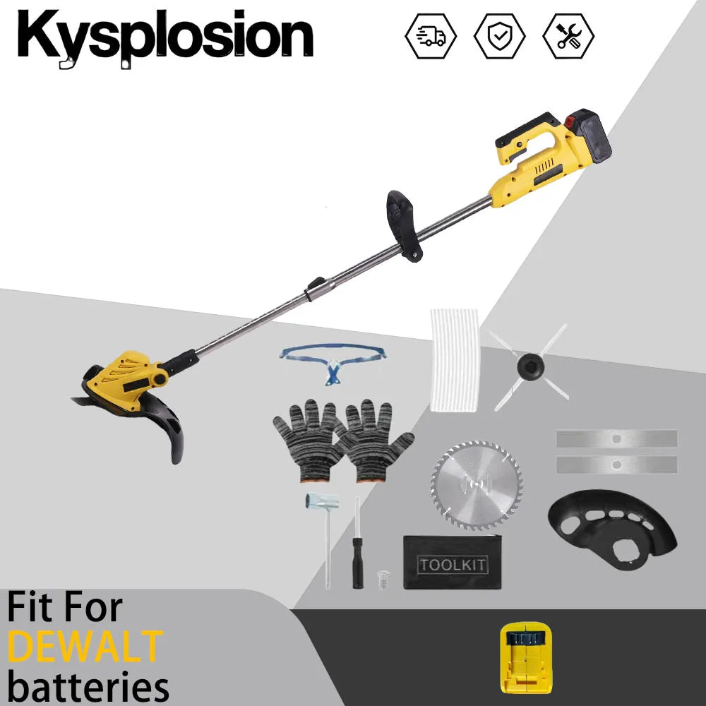 collapsible Electric Brushless Motor Cordless Cutter Household Weeder Rechargeable For Garden Lawn Trimming for dewalt 20v