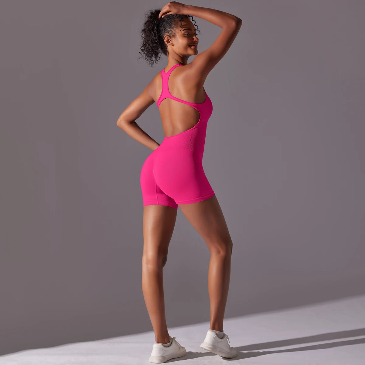 Jumpsuit Suits For Fitness Ribbed Gym Set Workout Sets Tracksuits Fitness Gym Clothing For Seamless Women Yoga Set Sportswear