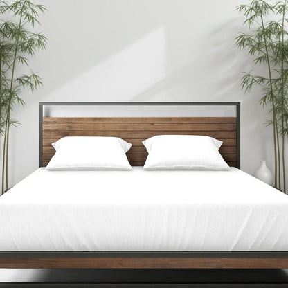 Emircey 3Pcs Bamboo Fitted Sheet Set Cooling Breathable Bedding Silky Soft Mattress Cover with 2 Pillowcases Deep Pocket Bottom Sheet for Home Bedroom Dorm Spring Summer Sleep Gift