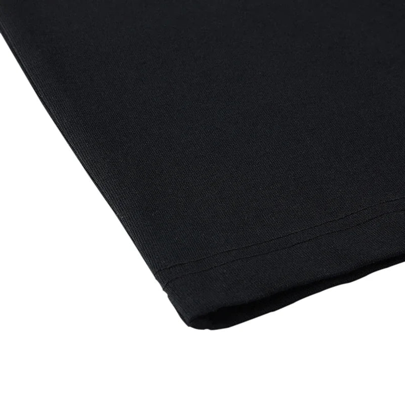 T-Shirt Streetwear Shadow Graphic T Shirt Cotton Hipster Men Tshirt Unisex Tops Tees Black Hip Hop Clothing
