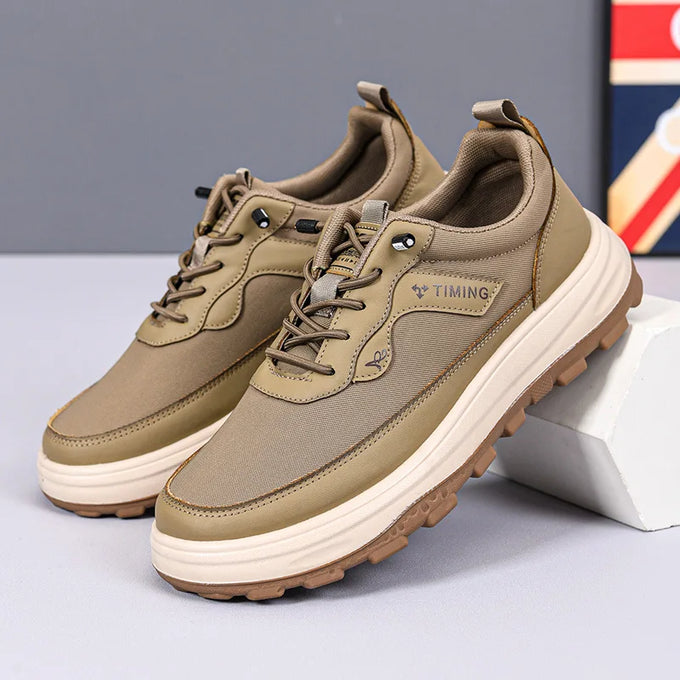 Men's Canvas Patchwork Sneakers — product image
