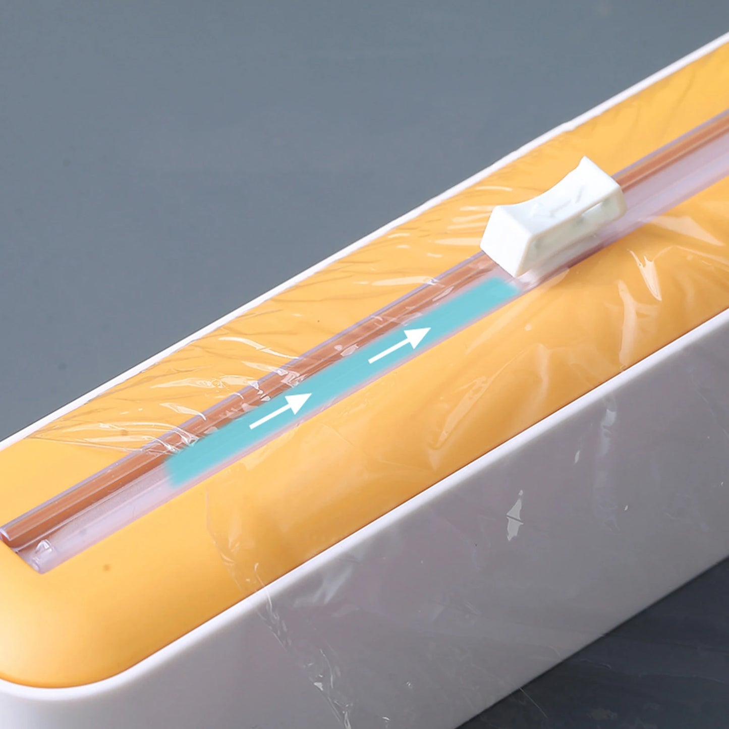 Food Film Dispenser Cutter Magnetic Plastic Cling Film Wrap Dispenser Aluminum Foil Stretch Film Cutter Kitchen Tool Accessories