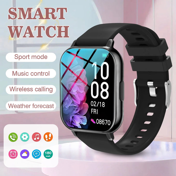 Stainless-Strap Calling Smartwatch — product image