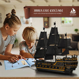 Mould King Pirate Ship Building Set — view 3