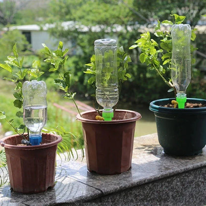 Automatic Drip Irrigation Watering System Plant Dripper Spike Kits Garden Self Watering Planter Insert Plant Watering Devices