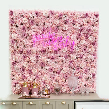 40x60cm Silk Rose Flower Champagne Artificial Flower for Wedding Decoration Flower Wall Panels Romantic Wedding Backdrop Decor