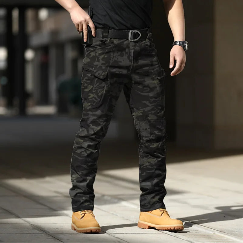 City Tactical Cargo Pants Classic Outdoor Hiking Trekking Army Tactical Joggers Pant Camouflage Military Multi Pocket Trousers