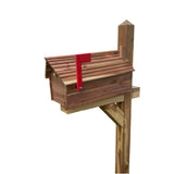 Cedar Outdoor Mailbox — view 2