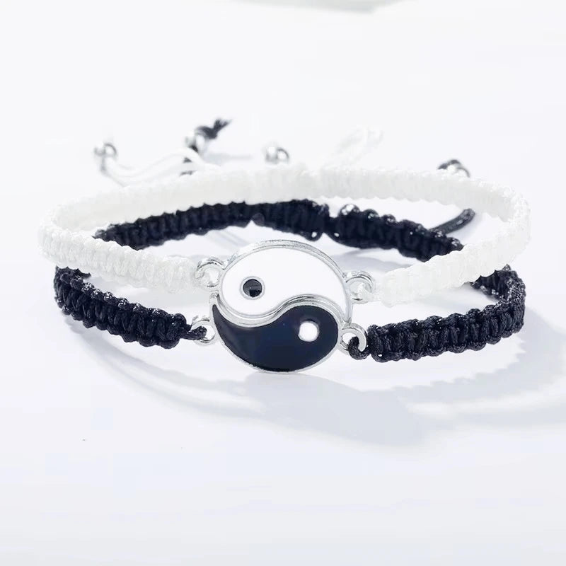 Yin-Yang Adjustable Couple Bracelet Set — product image