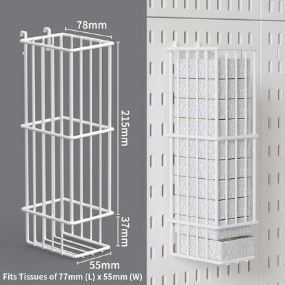 No-Holes Home Organization | This Wall Pegboard Displays & Organizes Your Daily Items & Electronics in Living Room/Study