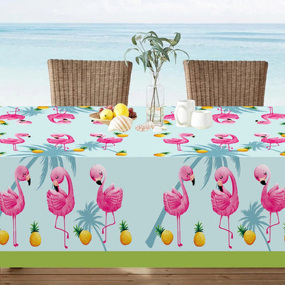 Hawaiian Garland Table Runner Hawaii Luau Tropical Party Decor Kids Favors Tableware ALOHA Summer Beach Birthday Party Supplies