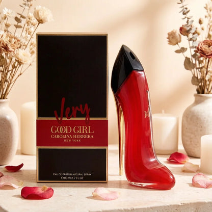 Red High Heel Bottle Eau de Parfum, Juicy Peach Rose Scent, Long Lasting Luxury Women's Perfume for Date Night & Gifting