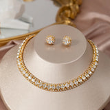 Rhinestone Necklace & Earring Set — view 16