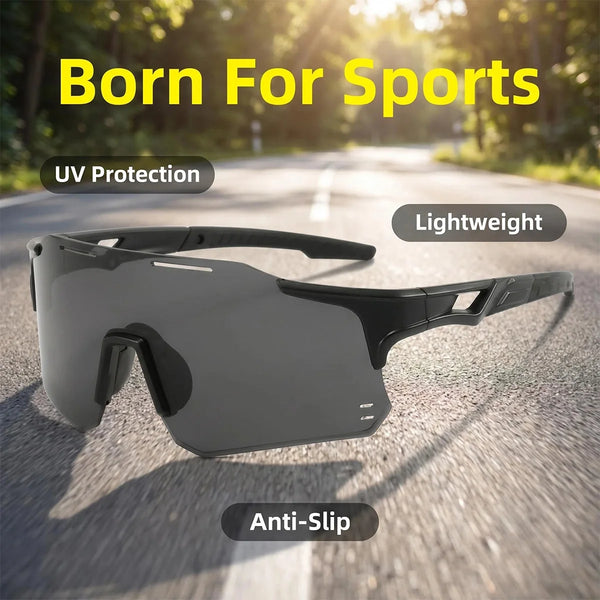 Oversized Wraparound Sports Sunglasses — view 1