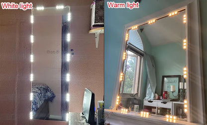 Makeup Mirror LED Light Bulbs Vanity Lights USB 5V Bathroom Dressing Table Lighting Dimmable 5 Colors Hollywood LED Vanity Light