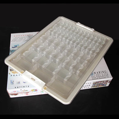 42/50/78 Grids Box Elizabeth Ward Bead Storage Portable Container Transparent Diamond Painting Plastic Storage Box