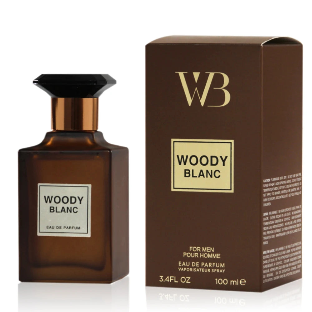 3.4 Oz Men's Eau De Toilette Spray - Men's Amber Spicy Perfume - With Black Cherry, Cherry Liqueur And Bitter Almond - Medium Pe